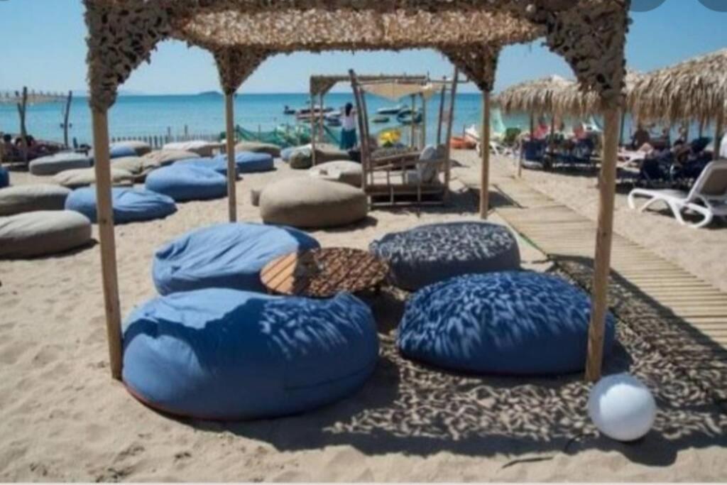 Ecostay-Serenity,Business Class Apartment By The Sea In Alimos Kalamaki Aten Exteriör bild